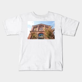 Turbine house, industrial monument Nordwolle, Delmenhorst, Lower Saxony, Germany, Europe Kids T-Shirt